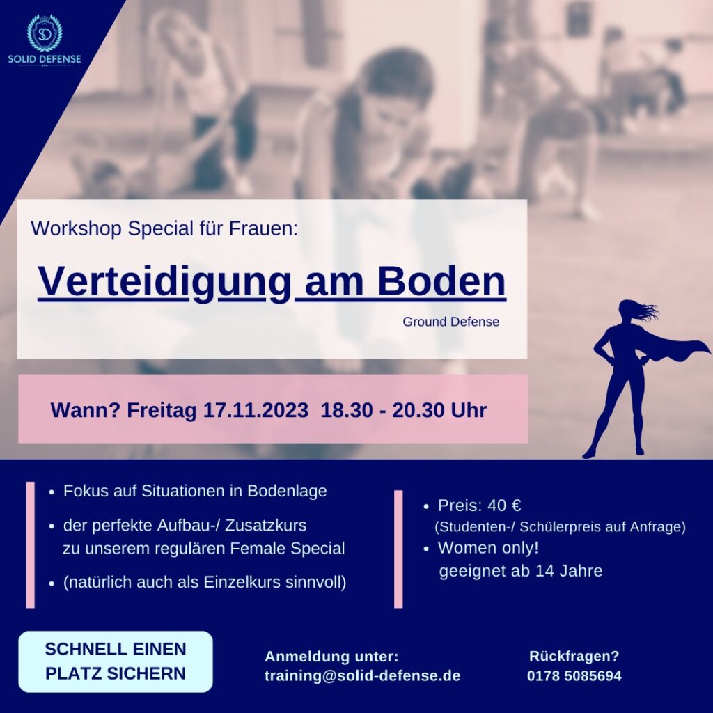 Verteidigung für Frauen Workshop Heidelberg November