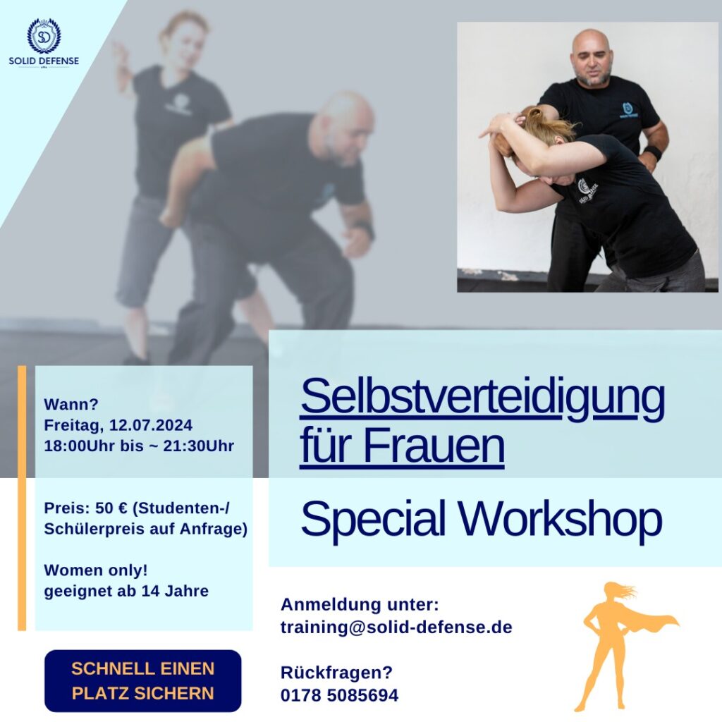 Female Special Workshop Juli Solid Defense Heidelberg Kurs